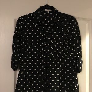 Express Portofino polka dot shirt size S