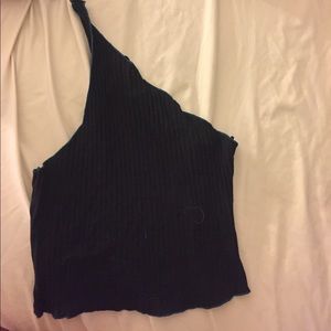 NWT!! One shoulder strap bra top