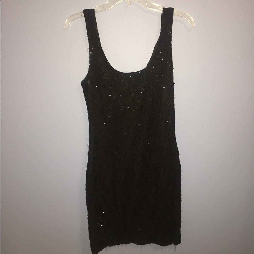 Little black sparkly dress