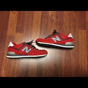 Red New Balance 574!