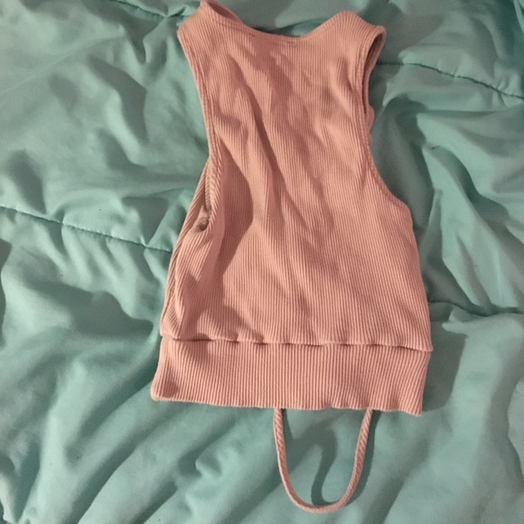 Forever 21 Lace up crop top - Picture 3 of 3