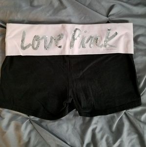 Vs pink Yoga shorts