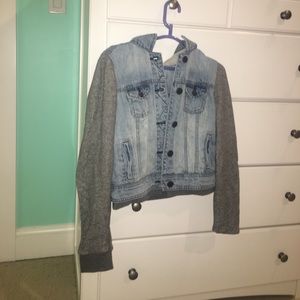 Jean and denim hoodie!