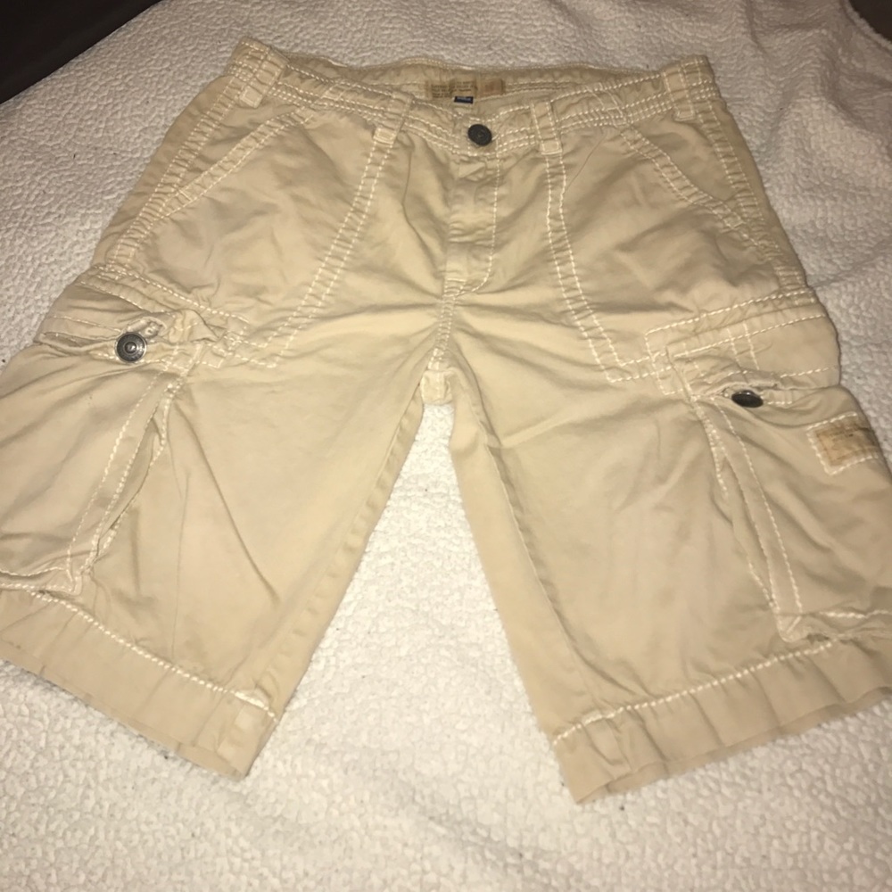 True Religion Tan Shorts