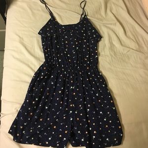 LC Lauren Conrad navy romper