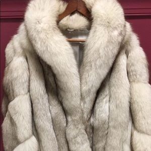 Blue Fox fur jacket