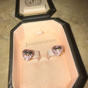Juicy Couture heart earrings