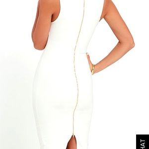 Lm Lulu Dresses - White fitted dress Lm Lulu Dresses - White fitted dress