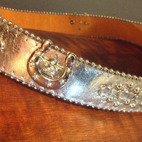 Top grain leather Show Belt