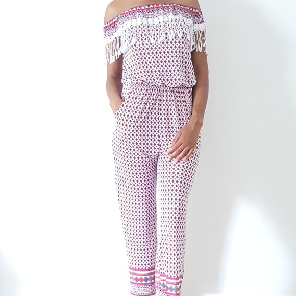 Off the shoulder Jumpsuit - Picture 2 of 7