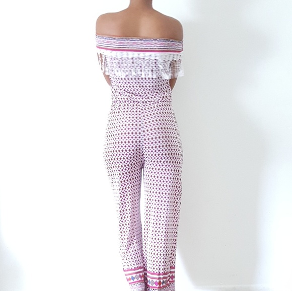 Off the shoulder Jumpsuit - Picture 3 of 7