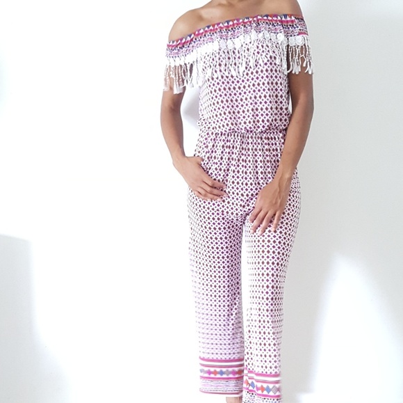 Off the shoulder Jumpsuit - Picture 5 of 7