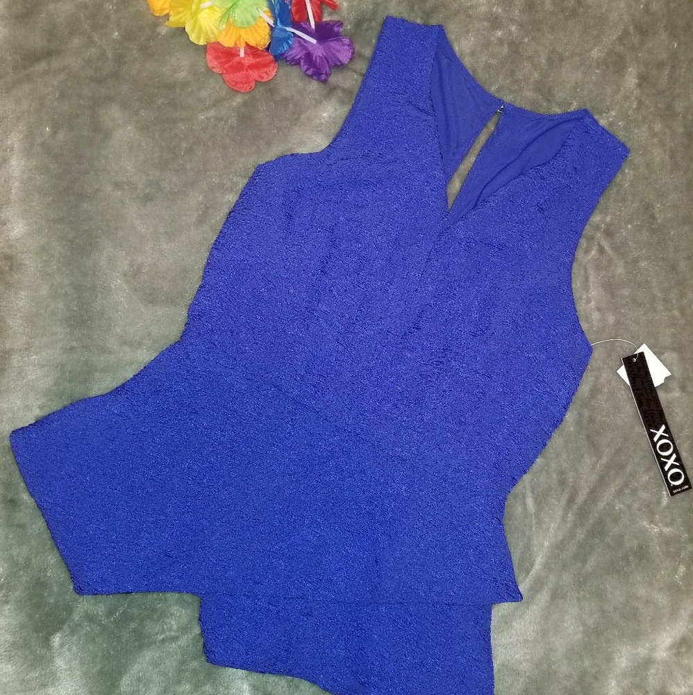 💙💥 XOXO Royal Blue Top