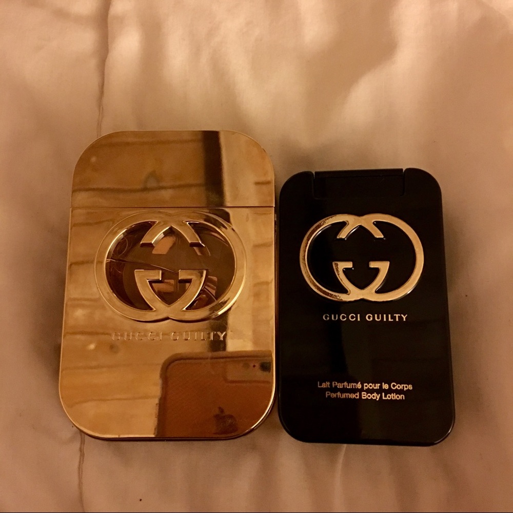 Gucci Guilty 2.5 oz perfume + lotion