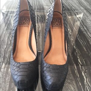 Sexy black platforms