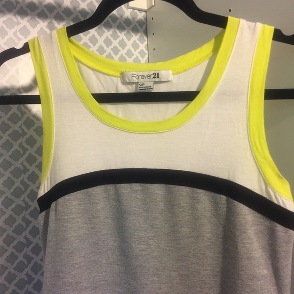 🏸Forever 21 Size S Color Block Sleeveless Top - Picture 2 of 4