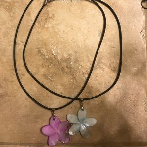 Flower necklaces