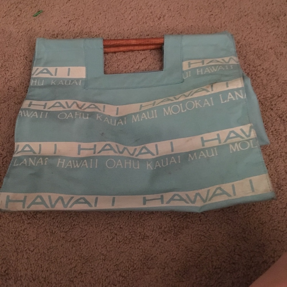 vintage Hawaiian tote kiwi style - Picture 1 of 3