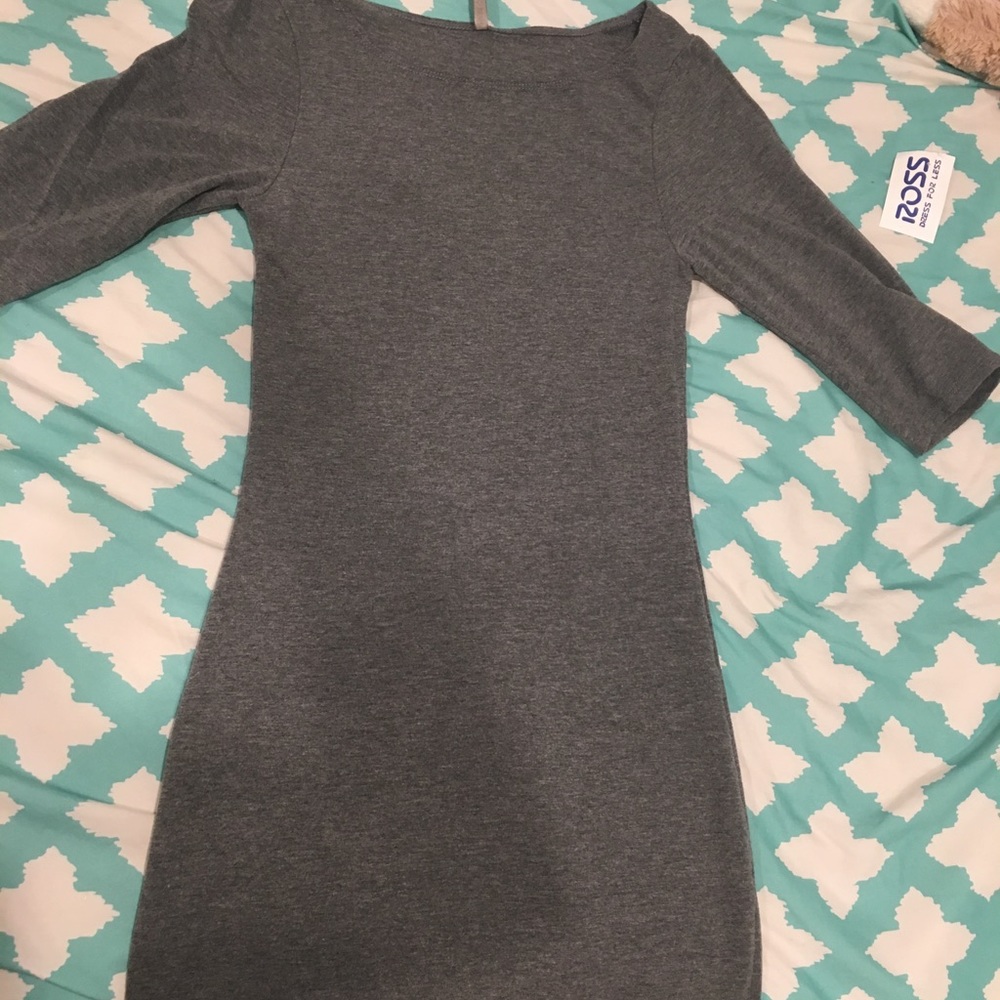 Grey mini dress