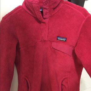 PATAGONIA PINK FLEECE (size: m)