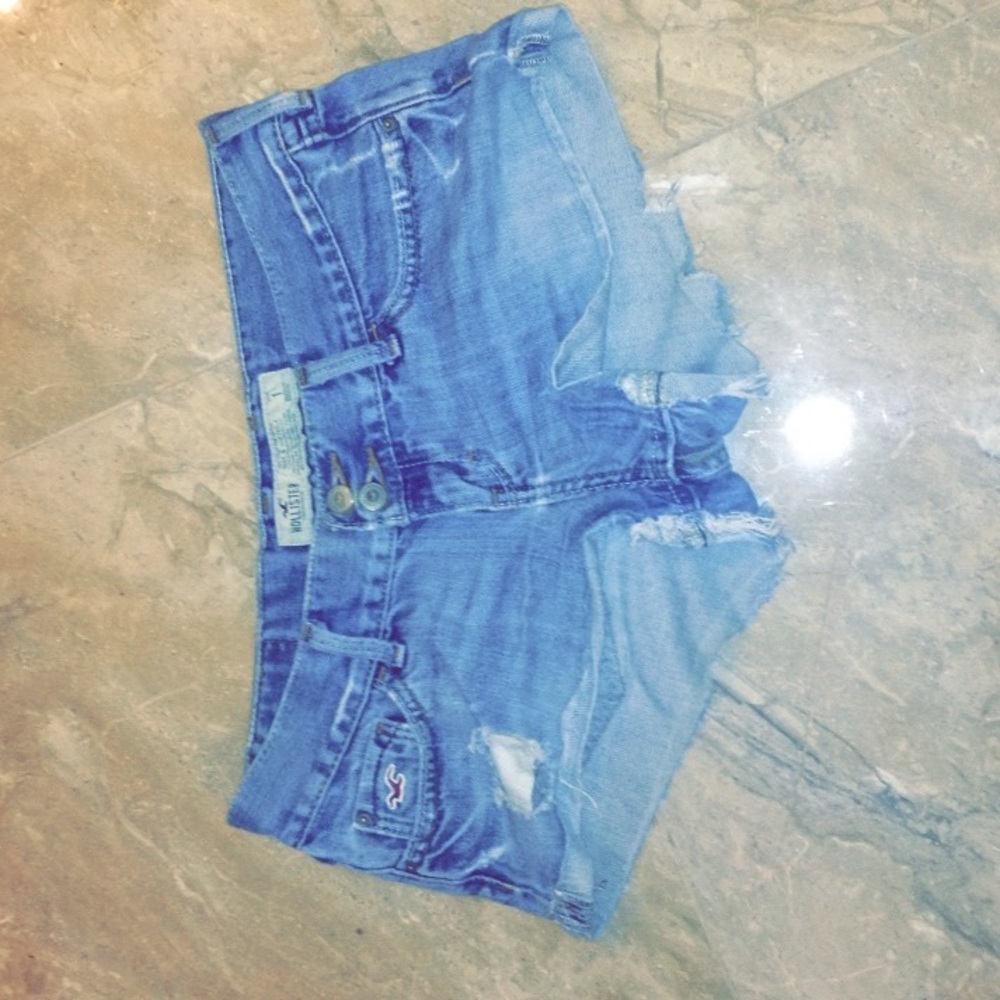 Denim shorts