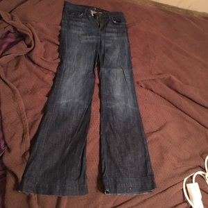 7 for all mankind bellbottom jeans