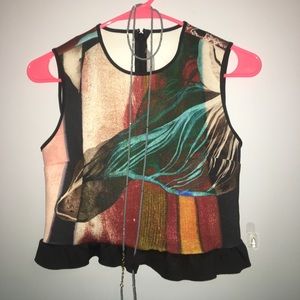 Clover canyon crop top