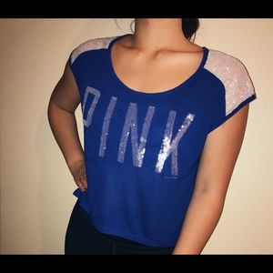 Sequin VS PINK top
