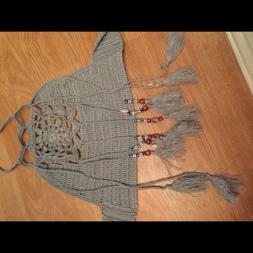 Handmade crochet croptop