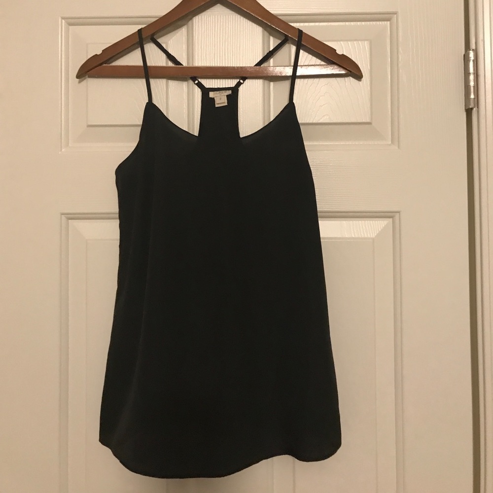 J.crew racerback tank top