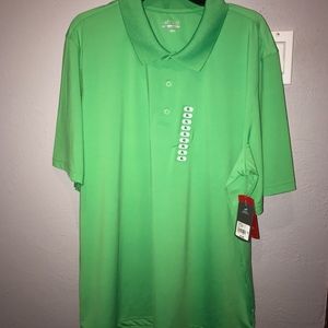 BCG gold polo/ exercise shirt