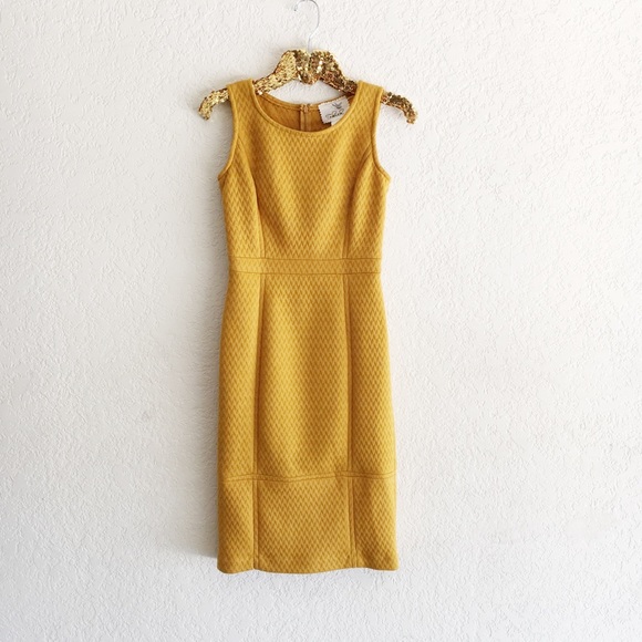 Anthropologie Dresses & Skirts - Tabitha Mustard Midi Dress