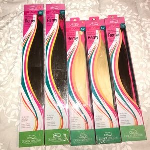 Clip in hair extensions