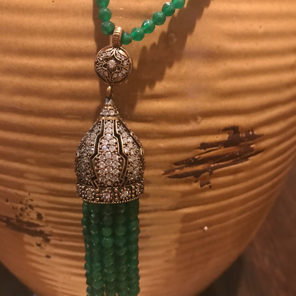 Artisan long necklace