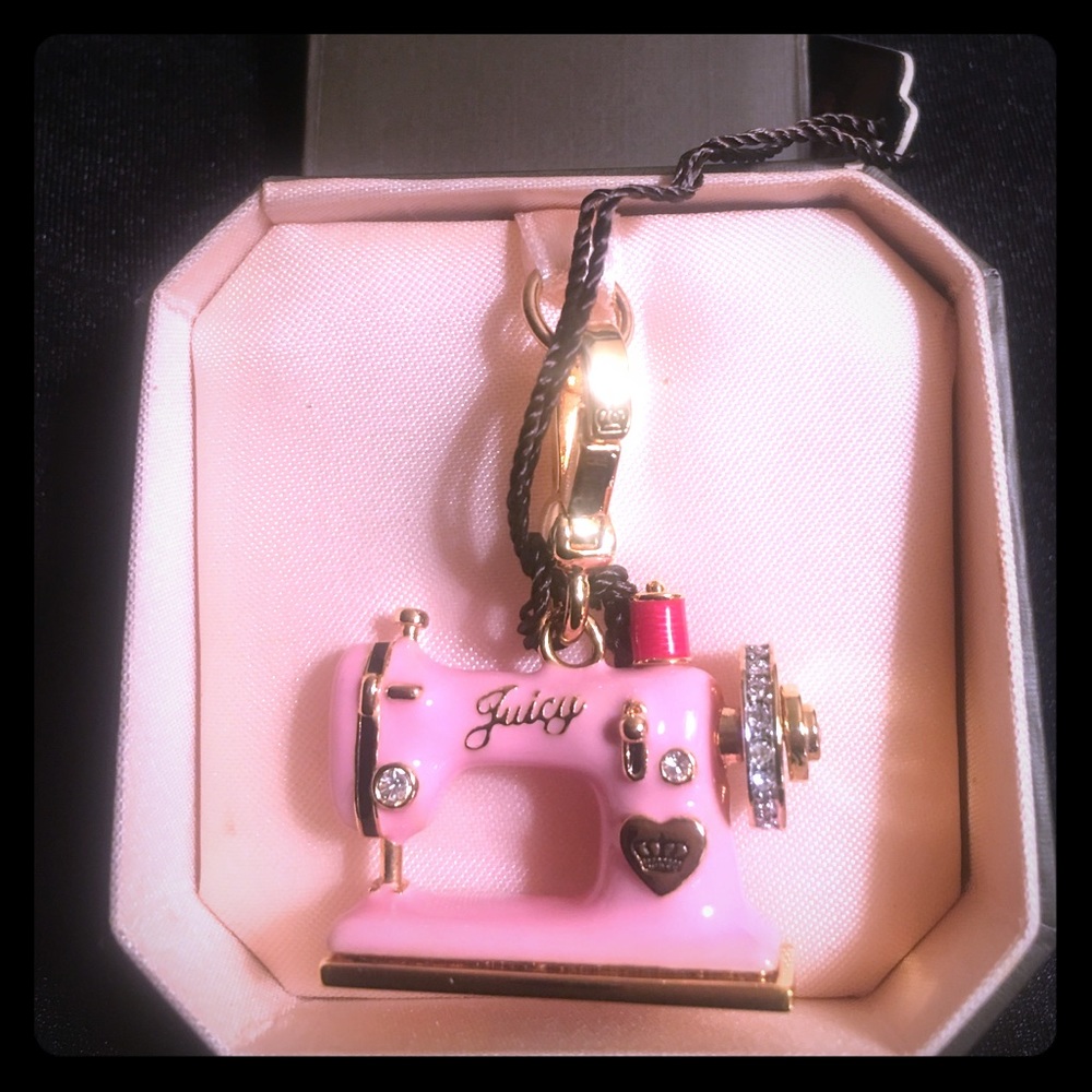 Juicy Couture sewing machine charm