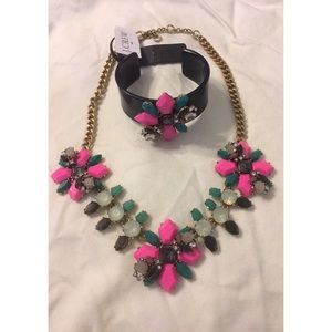 NWT J. Crew Necklace & Bracelet Set