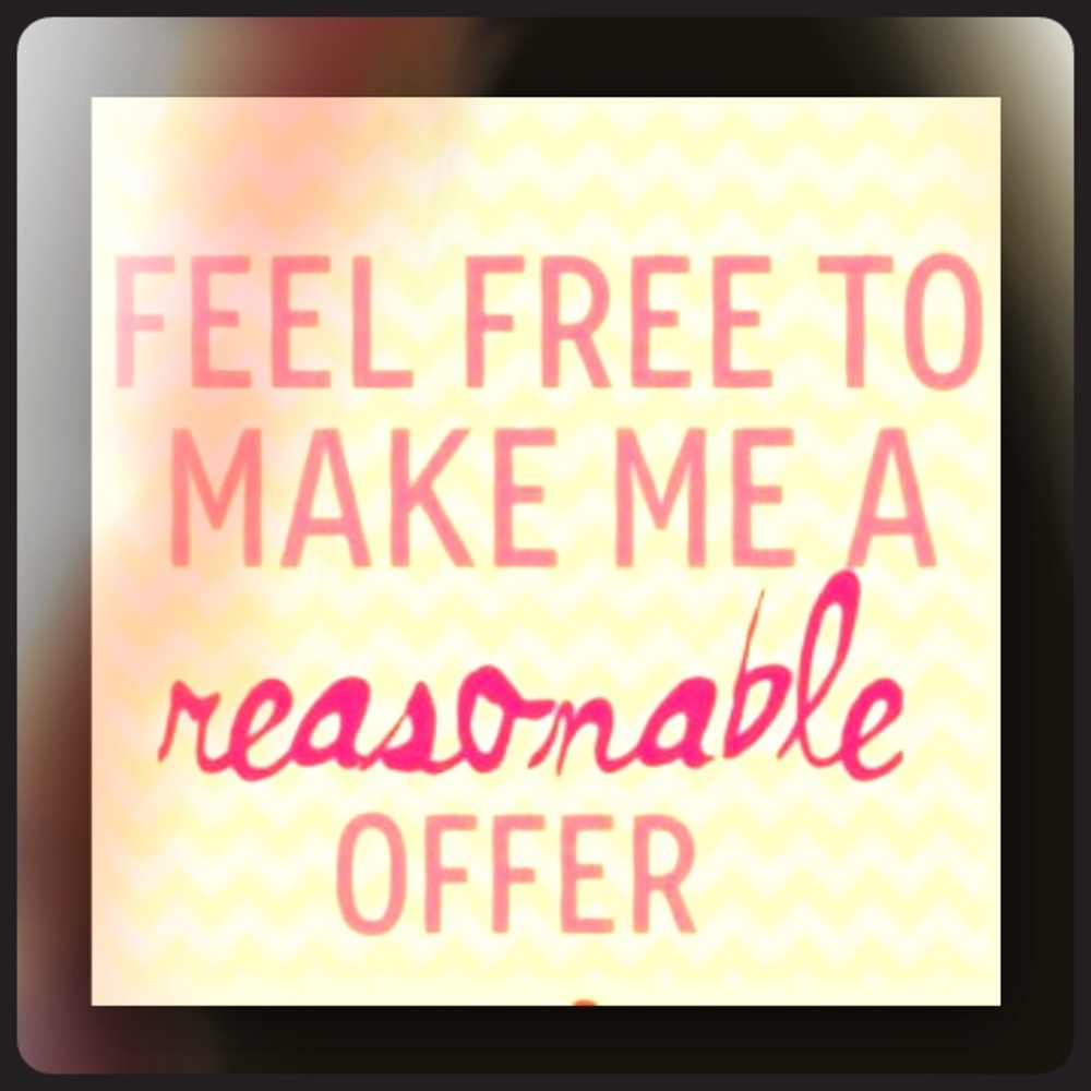 Love the item but not the price? Make me an offer!