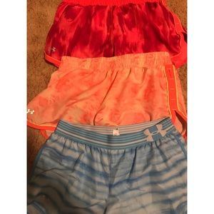 Bundle of 3 pairs of under armour shorts!