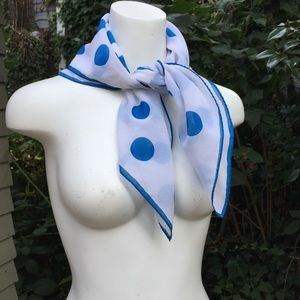 Polka dot scarf