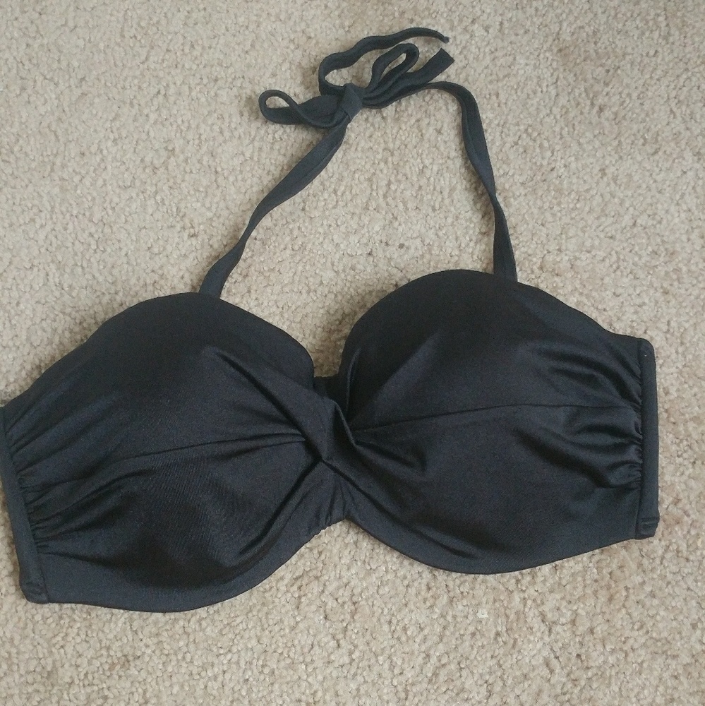 Black bikini top