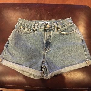 Vintage Tommy Hilfiger High-Waisted Jean Shorts