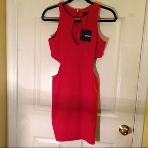 Red ASOS dress