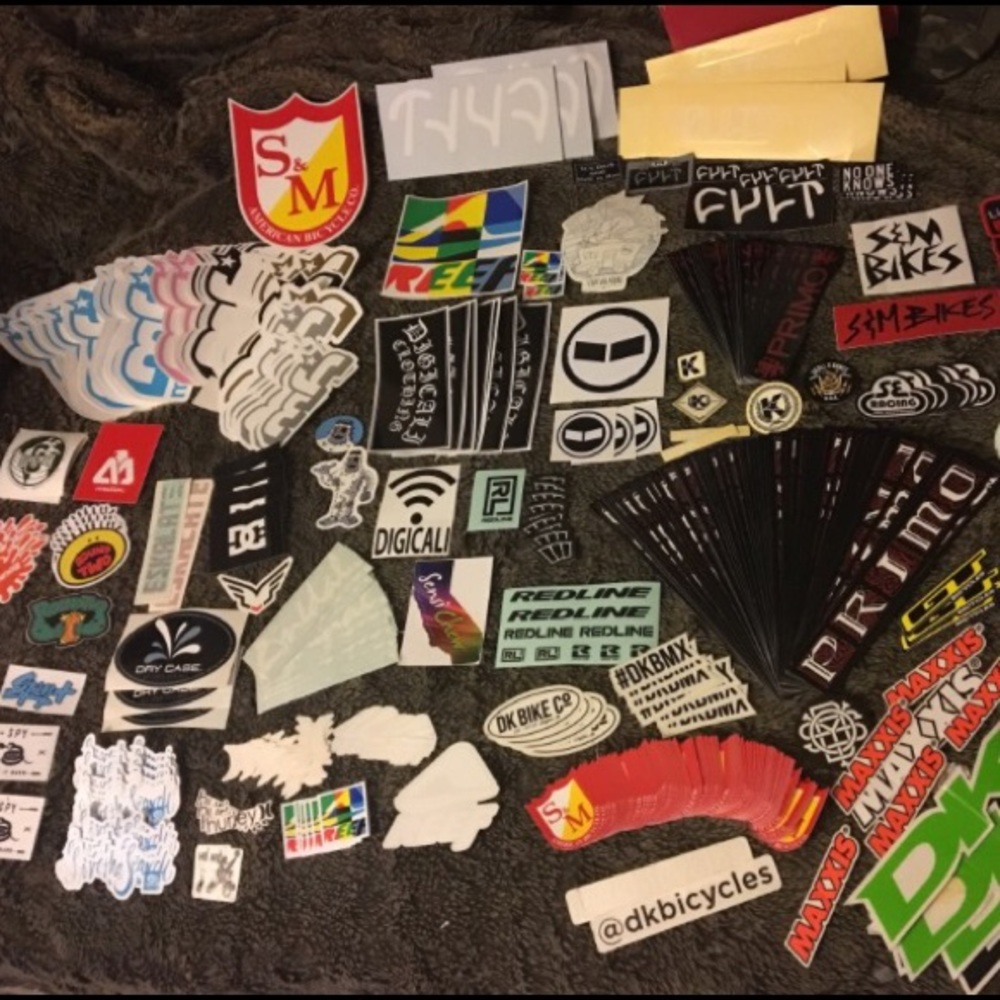 Bmx stickers
