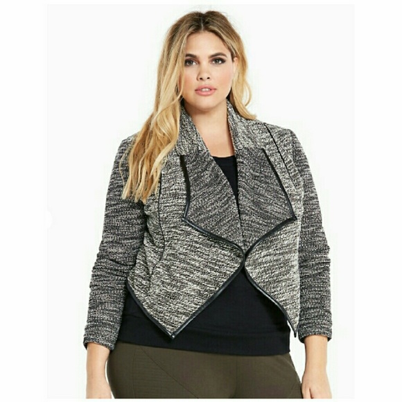 torrid Sweaters - NWT Torrid Light Knit Drape Jacket Size 00