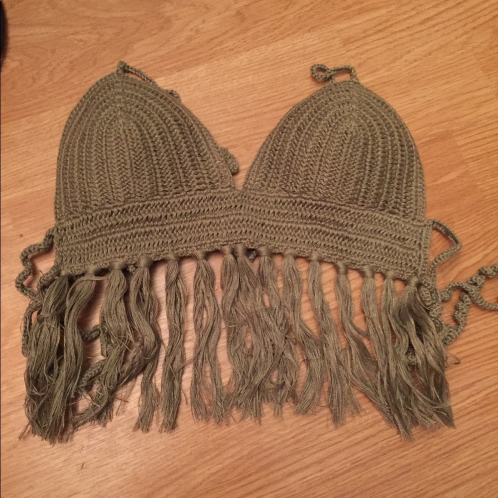 Handmade crochet croptop
