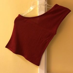 One shoulder top