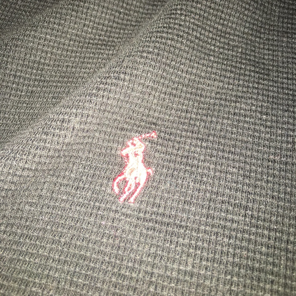 black long sleeve polo ralph lauren shirt - Picture 2 of 3