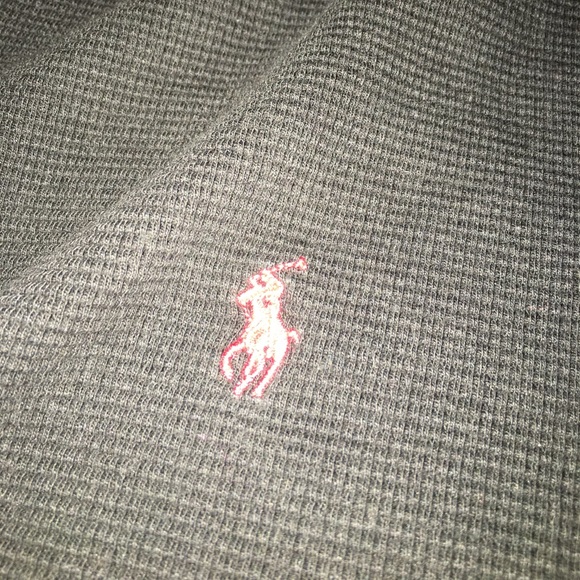 black long sleeve polo ralph lauren shirt - Picture 2 of 3