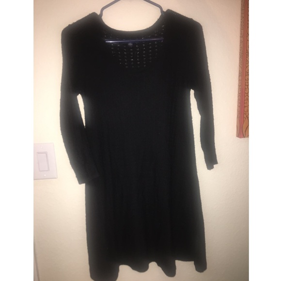 Black Sweater Dress - Picture 1 of 2