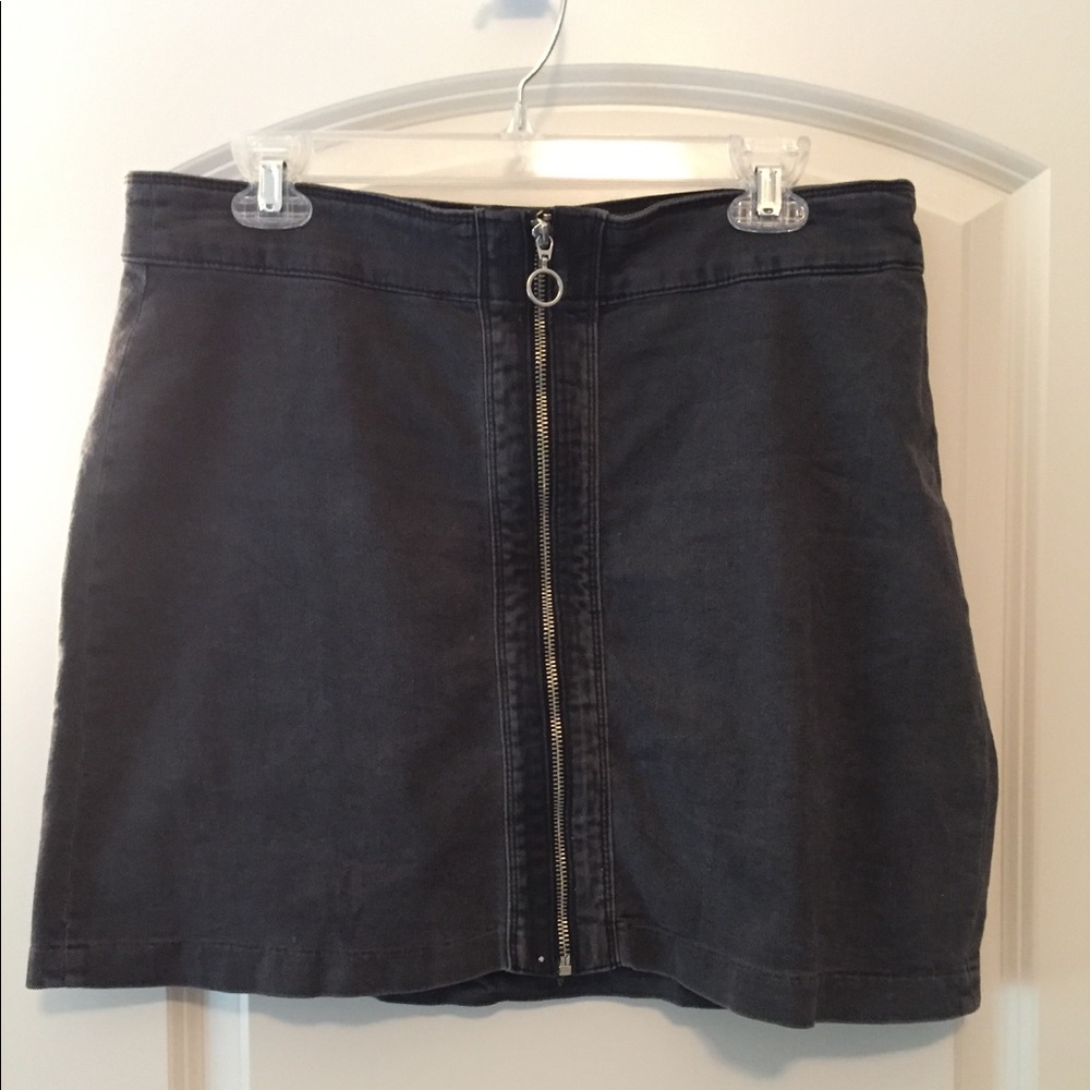H&M Zip-Up Mini-skirt
